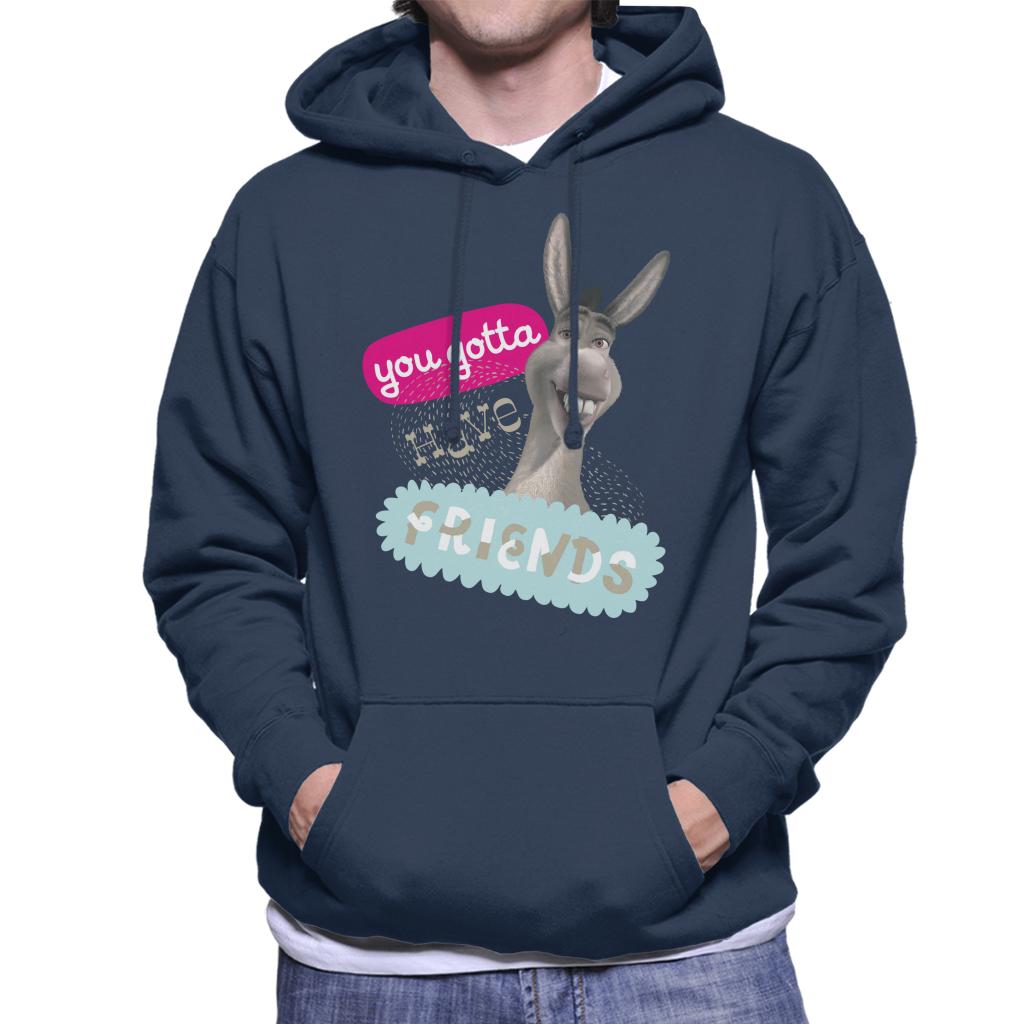 Shrek Donkey You Gotta Have Friends Men's Hooded Sweatshirt-ALL + EVERY