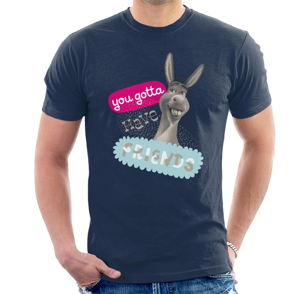 Shrek Donkey You Gotta Have Friends Men's T-Shirt-ALL + EVERY