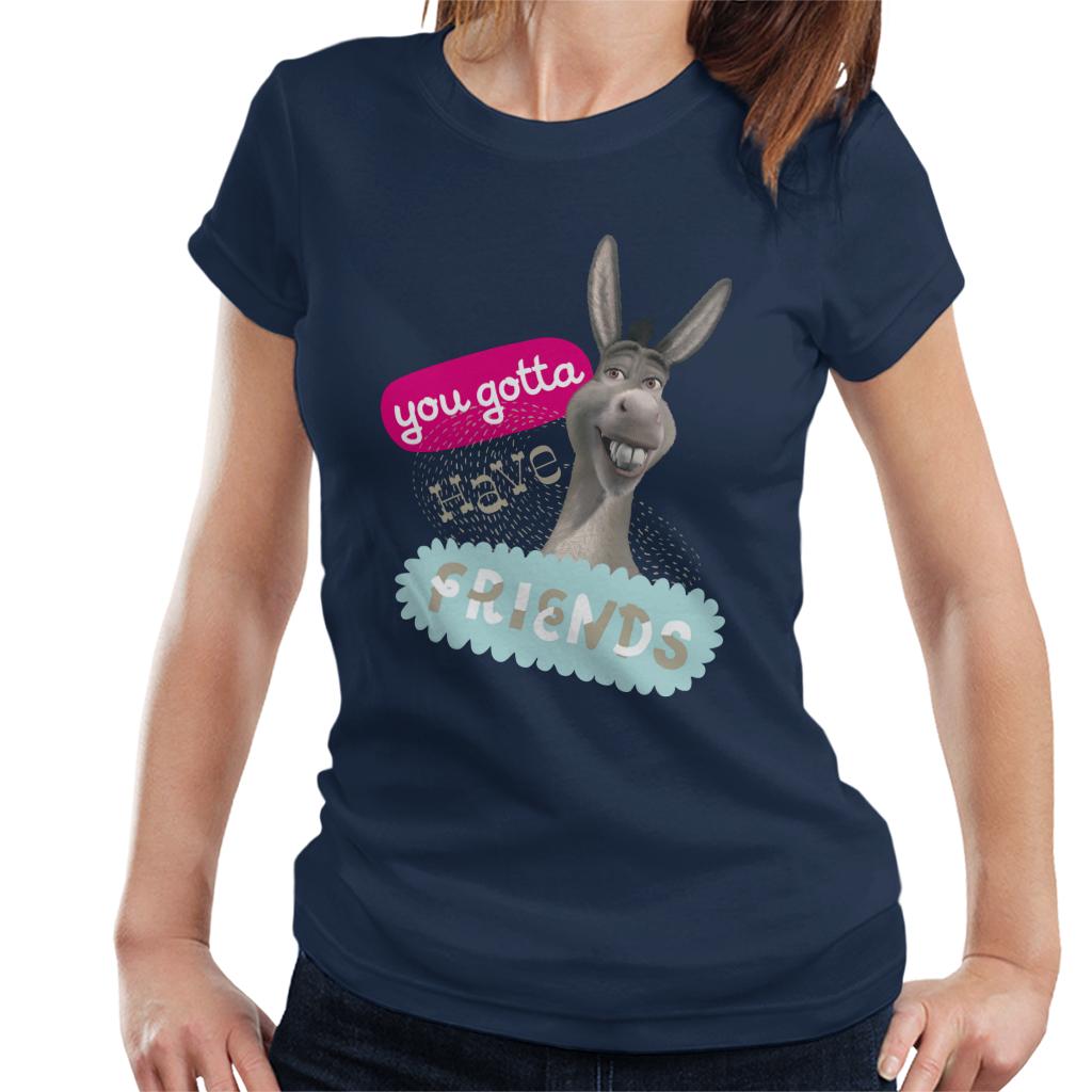 Shrek Donkey You Gotta Have Friends Women's T-Shirt-ALL + EVERY