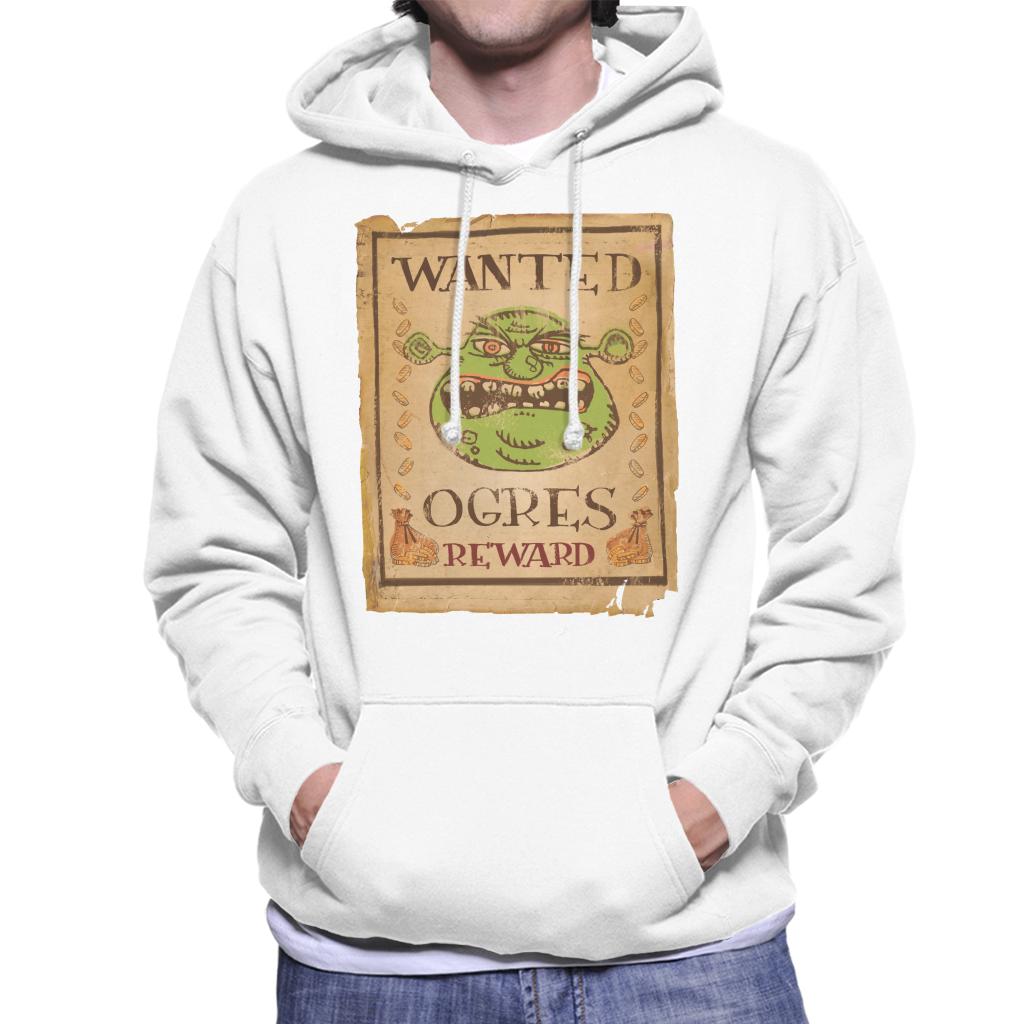 Shrek Wanted Ogres Reward Men's Hooded Sweatshirt-ALL + EVERY