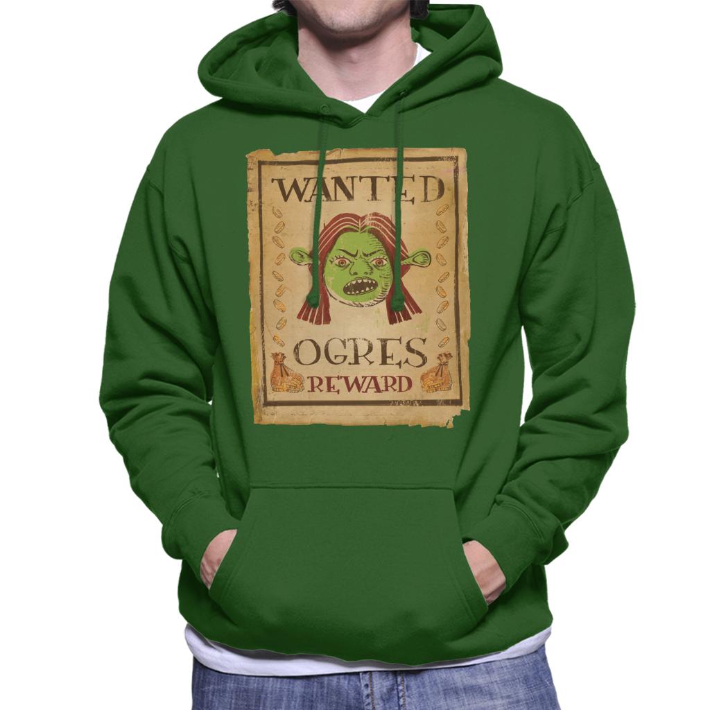 Shrek Princess Fiona Wanted Ogres Reward Men's Hooded Sweatshirt-ALL + EVERY