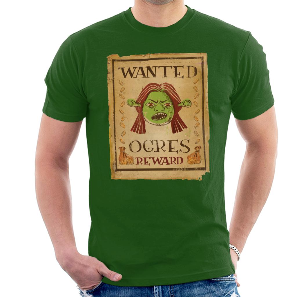 Shrek Princess Fiona Wanted Ogres Reward Men's T-Shirt-ALL + EVERY