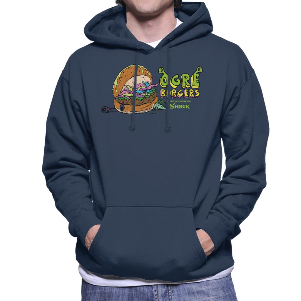 Shrek Ogres Burgers Men's Hooded Sweatshirt-ALL + EVERY