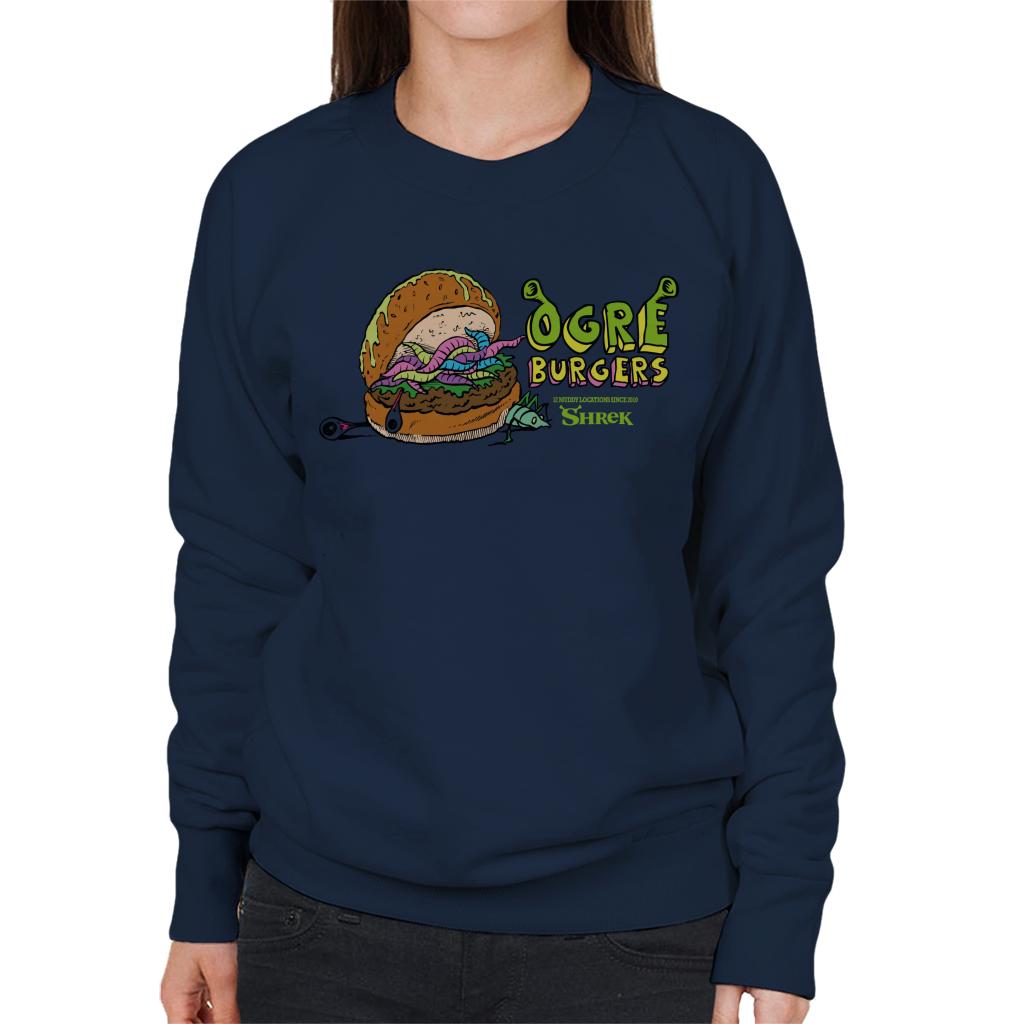 Shrek Ogres Burgers Women's Sweatshirt-ALL + EVERY