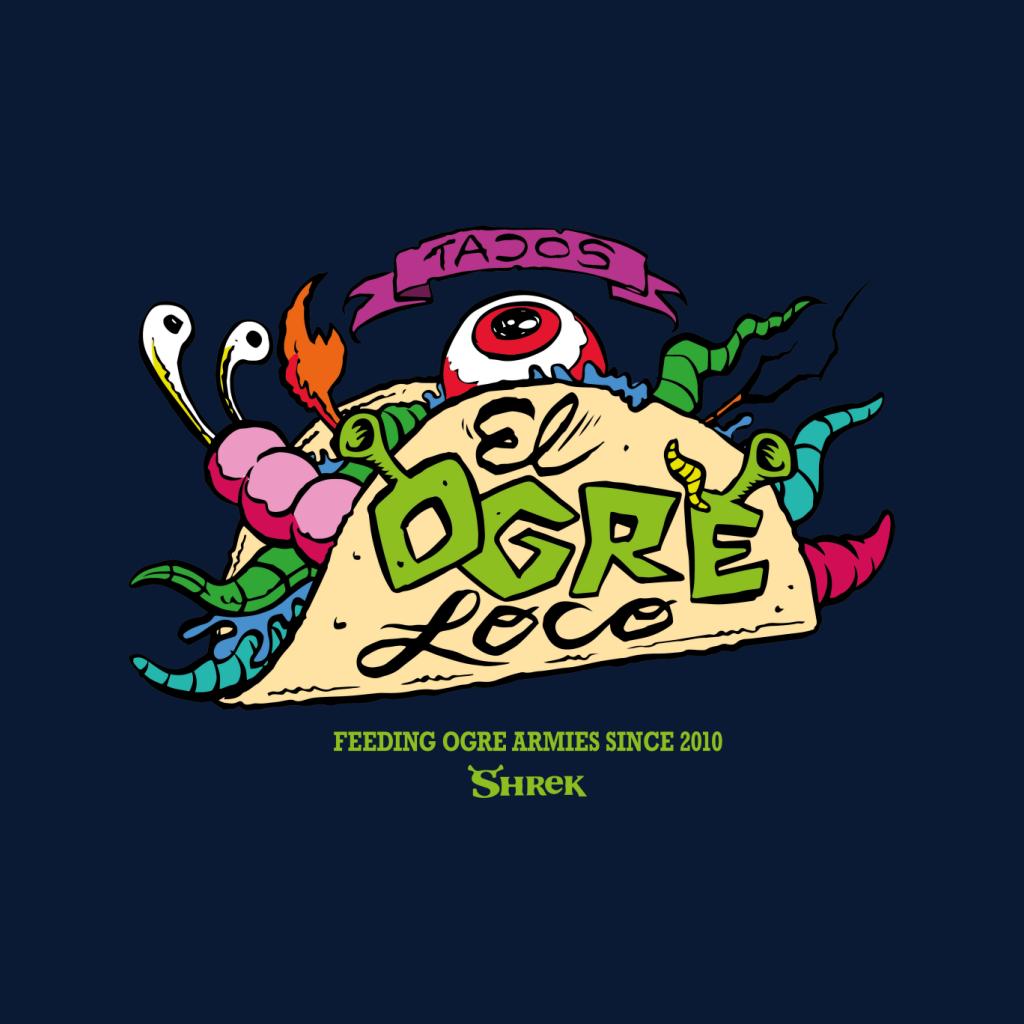 Shrek Tacos El Ogre Loco Men's T-Shirt-ALL + EVERY