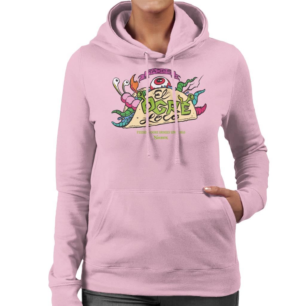 Shrek Tacos El Ogre Loco Women's Hooded Sweatshirt-ALL + EVERY