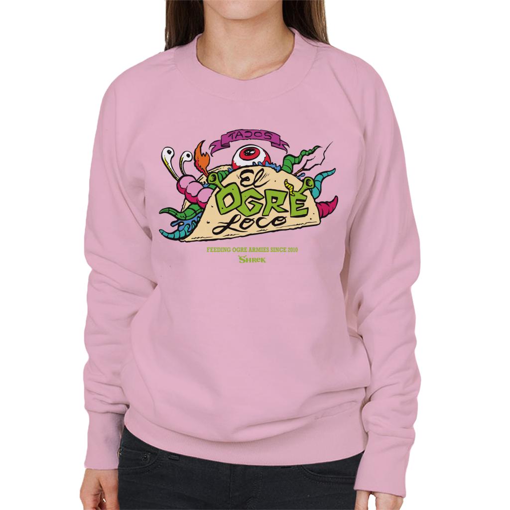 Shrek Tacos El Ogre Loco Women's Sweatshirt-ALL + EVERY