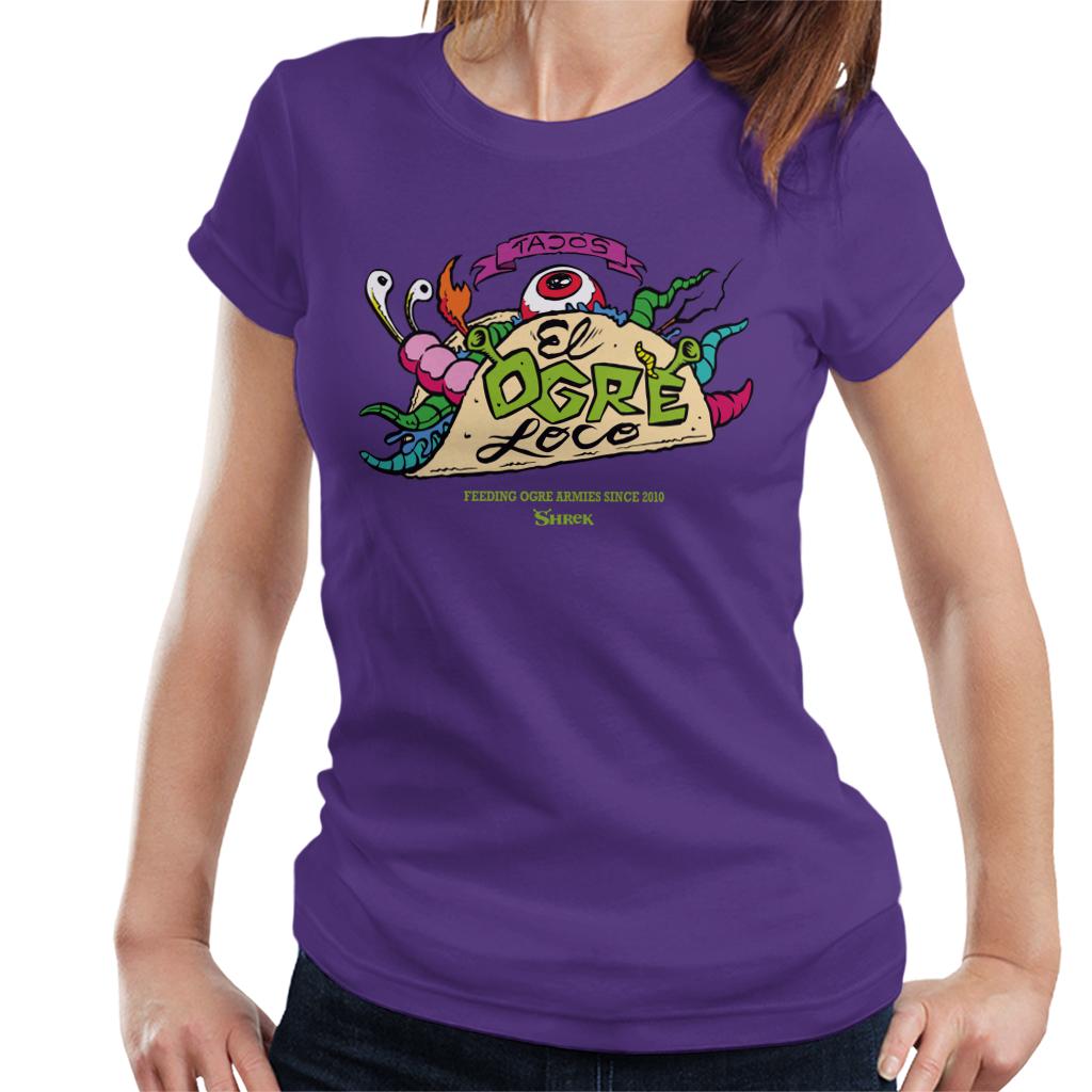 Shrek Tacos El Ogre Loco Women's T-Shirt-ALL + EVERY