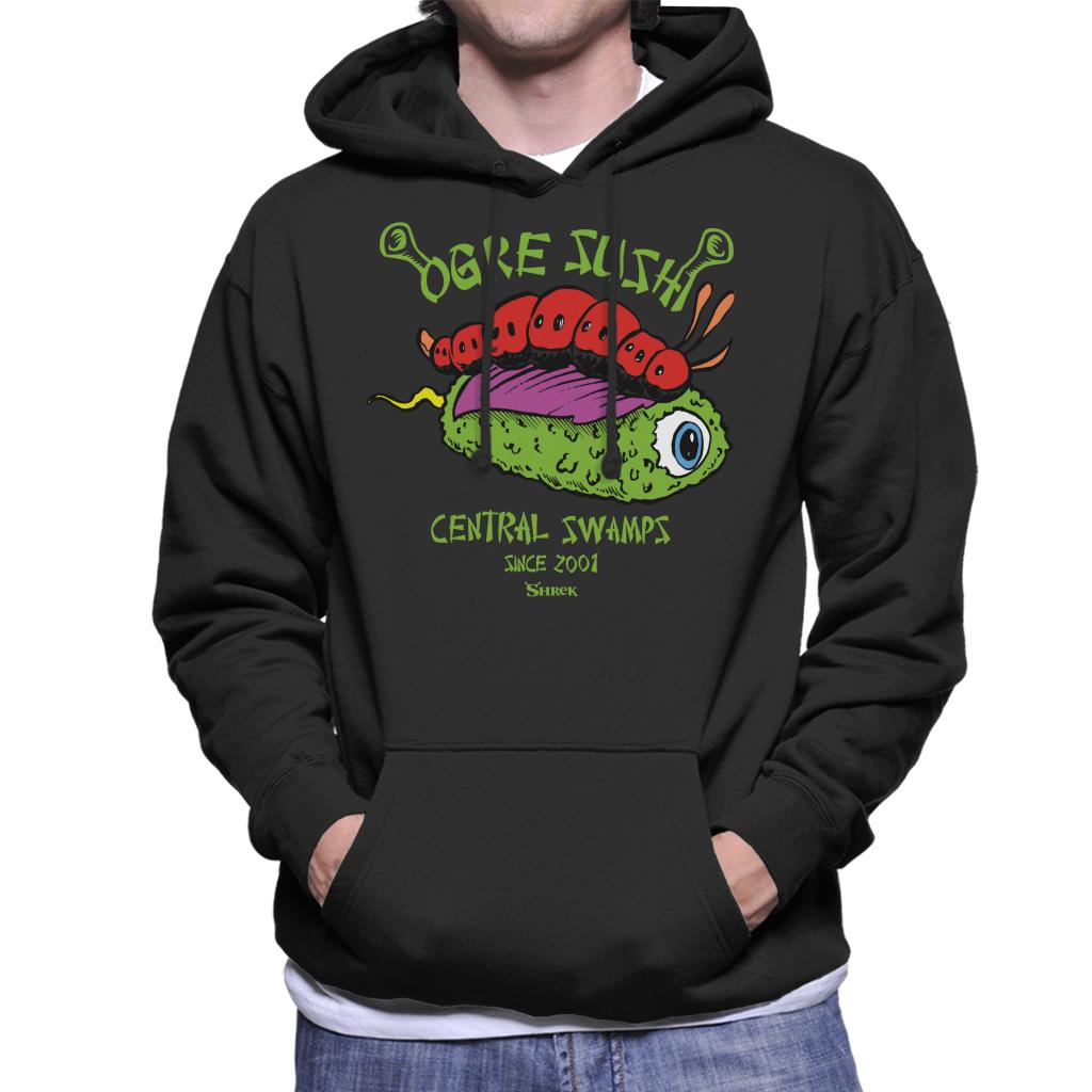 Shrek Ogre Sushi Central Swamps Men's Hooded Sweatshirt-ALL + EVERY