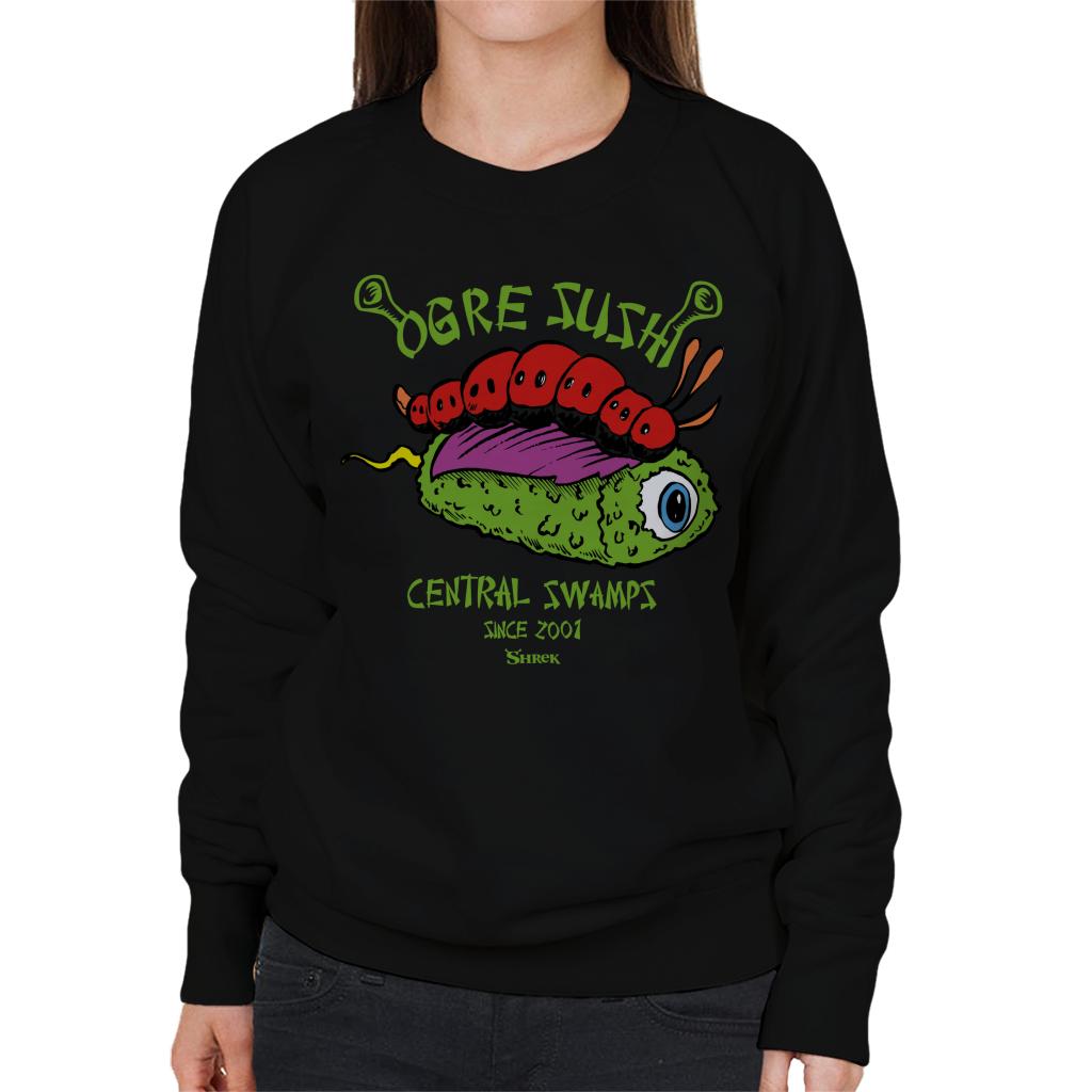 Shrek Ogre Sushi Central Swamps Women's Sweatshirt-ALL + EVERY