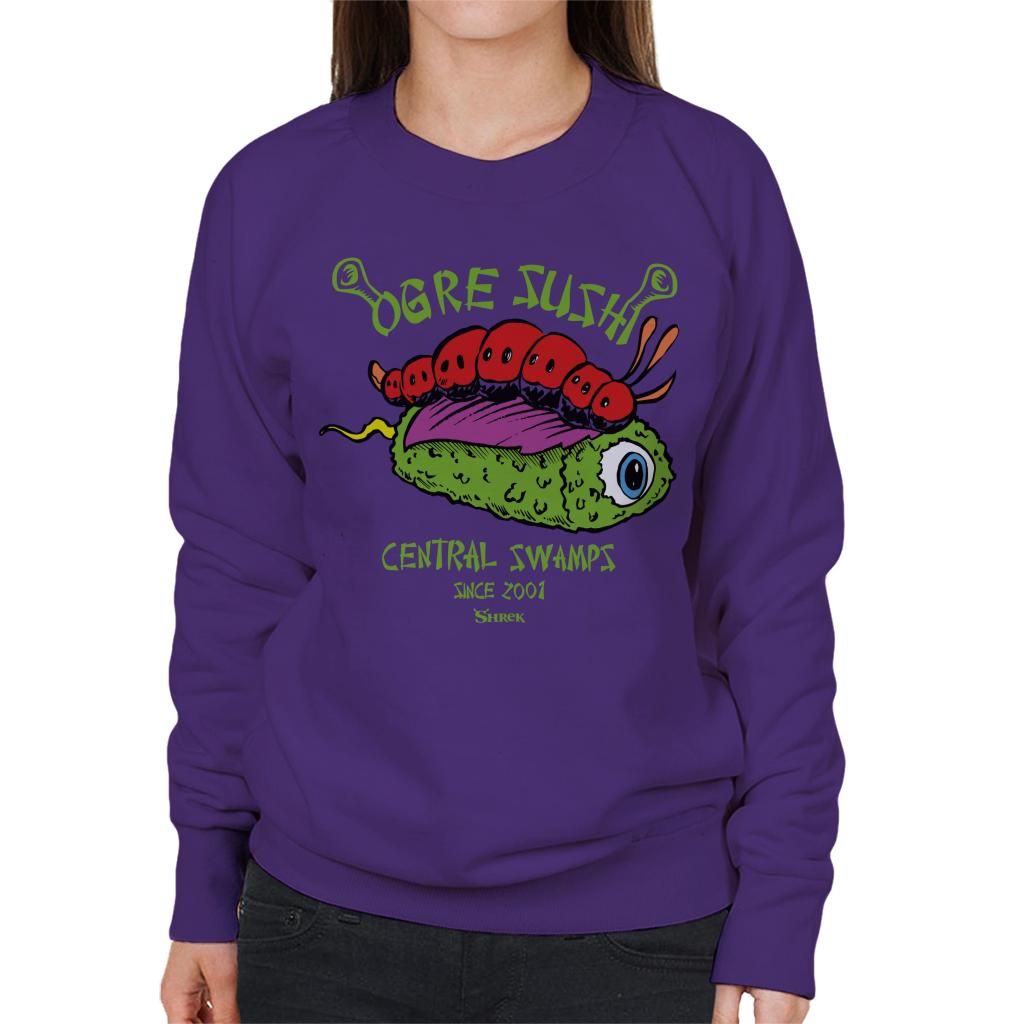 Shrek Ogre Sushi Central Swamps Women's Sweatshirt-ALL + EVERY