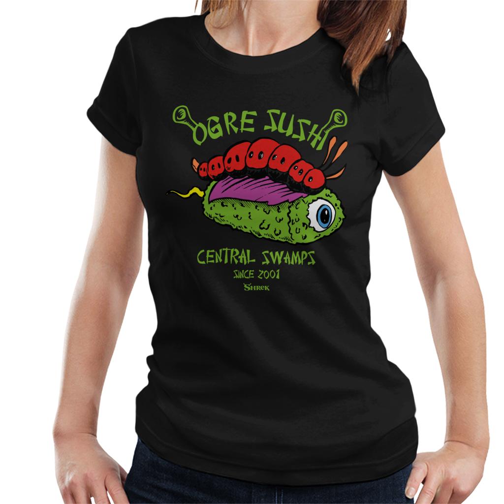 Shrek Ogre Sushi Central Swamps Women's T-Shirt-ALL + EVERY