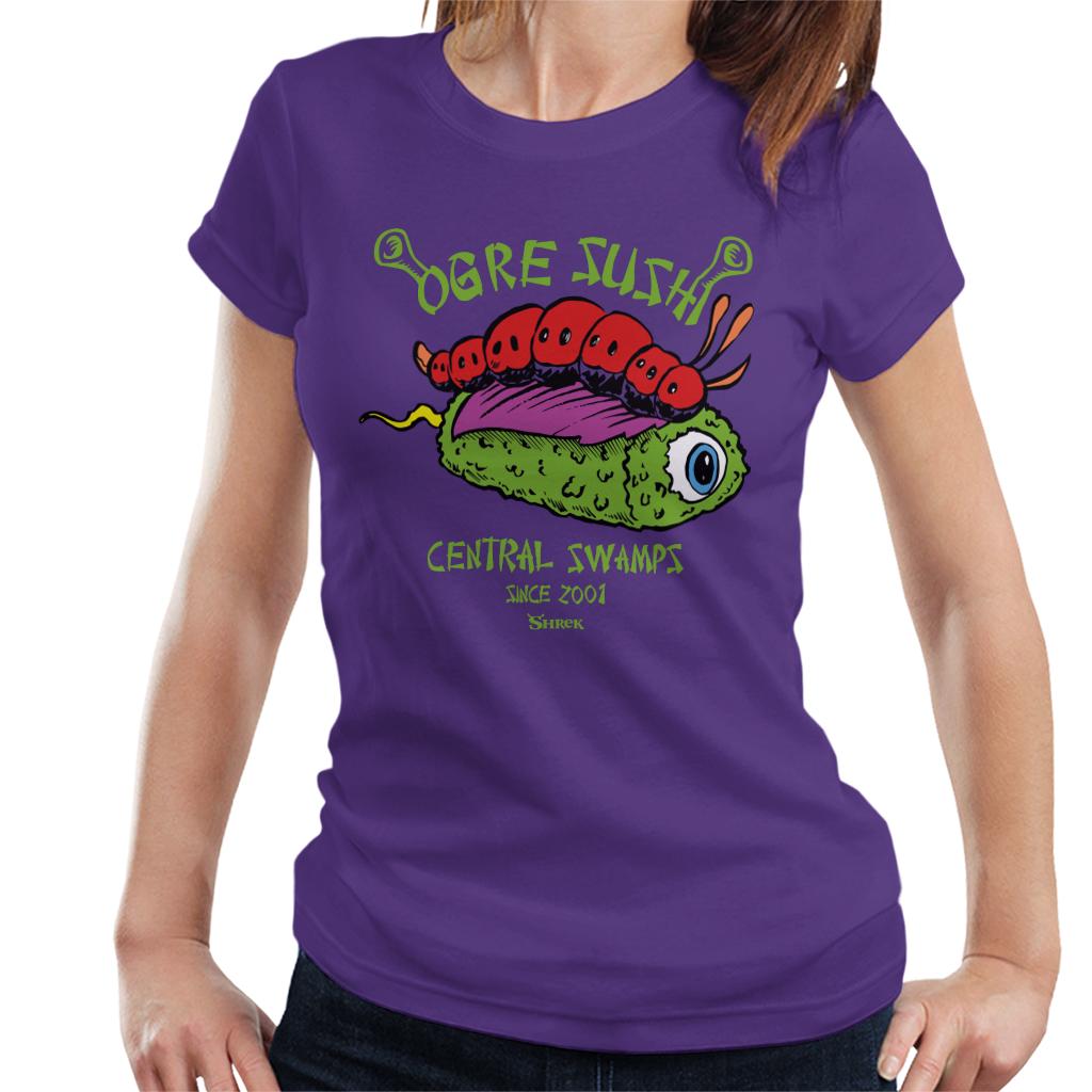 Shrek Ogre Sushi Central Swamps Women's T-Shirt-ALL + EVERY