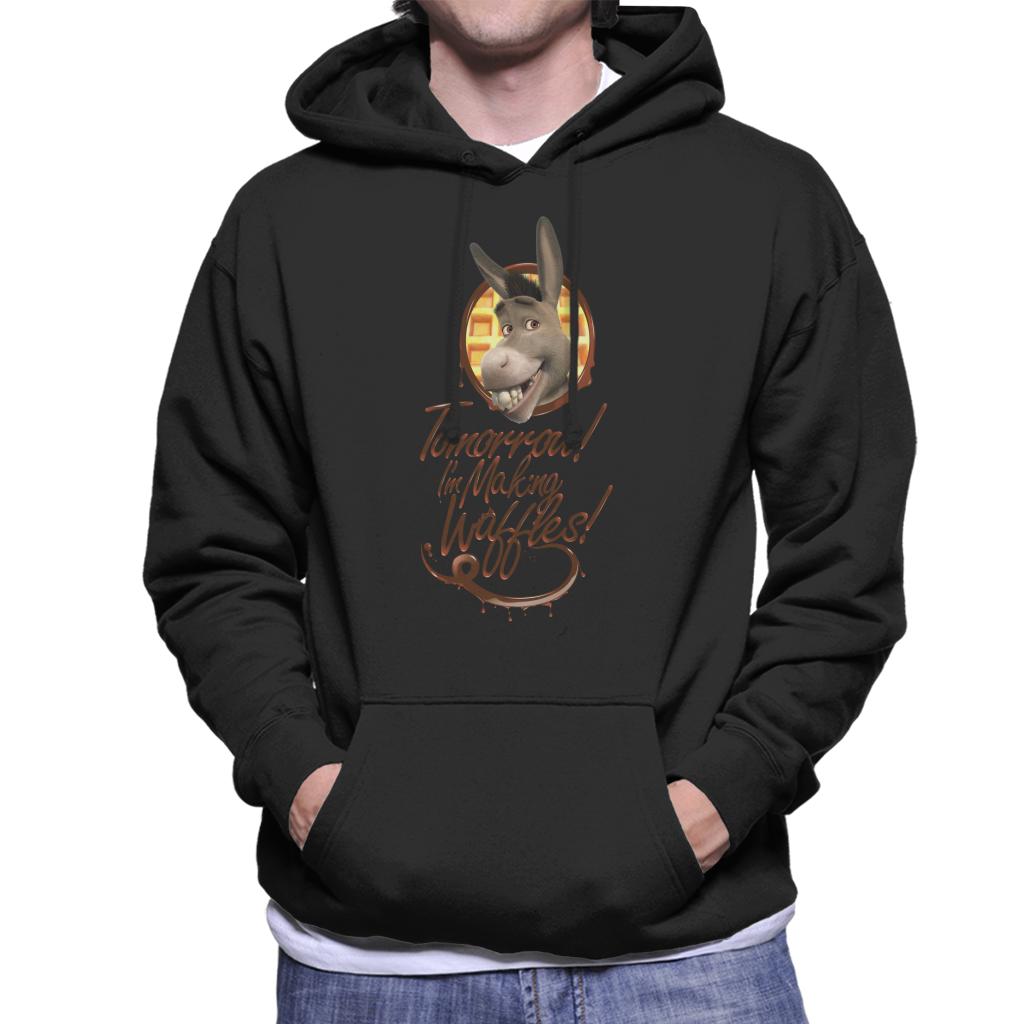 Shrek Donkey Tomorrow Im Making Waffles Men's Hooded Sweatshirt-ALL + EVERY