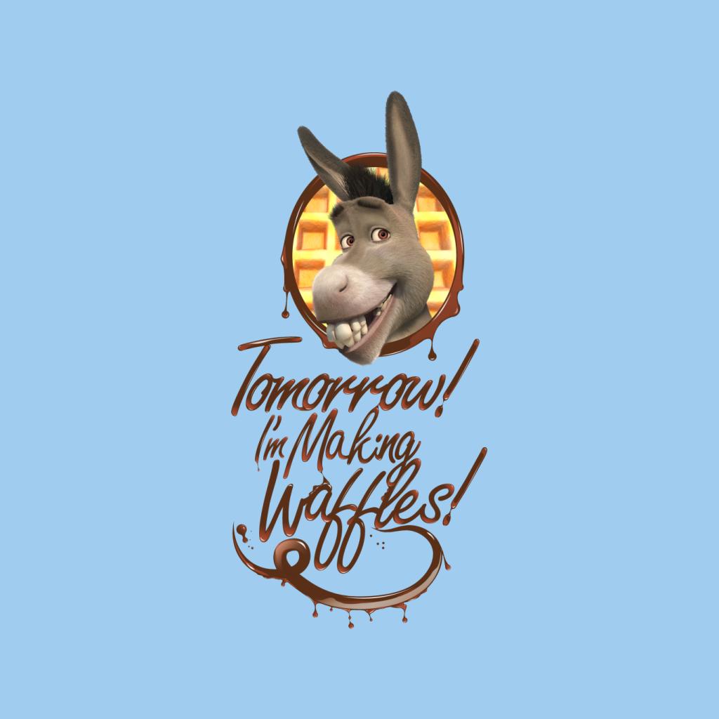 Shrek Donkey Tomorrow Im Making Waffles Men's T-Shirt-ALL + EVERY