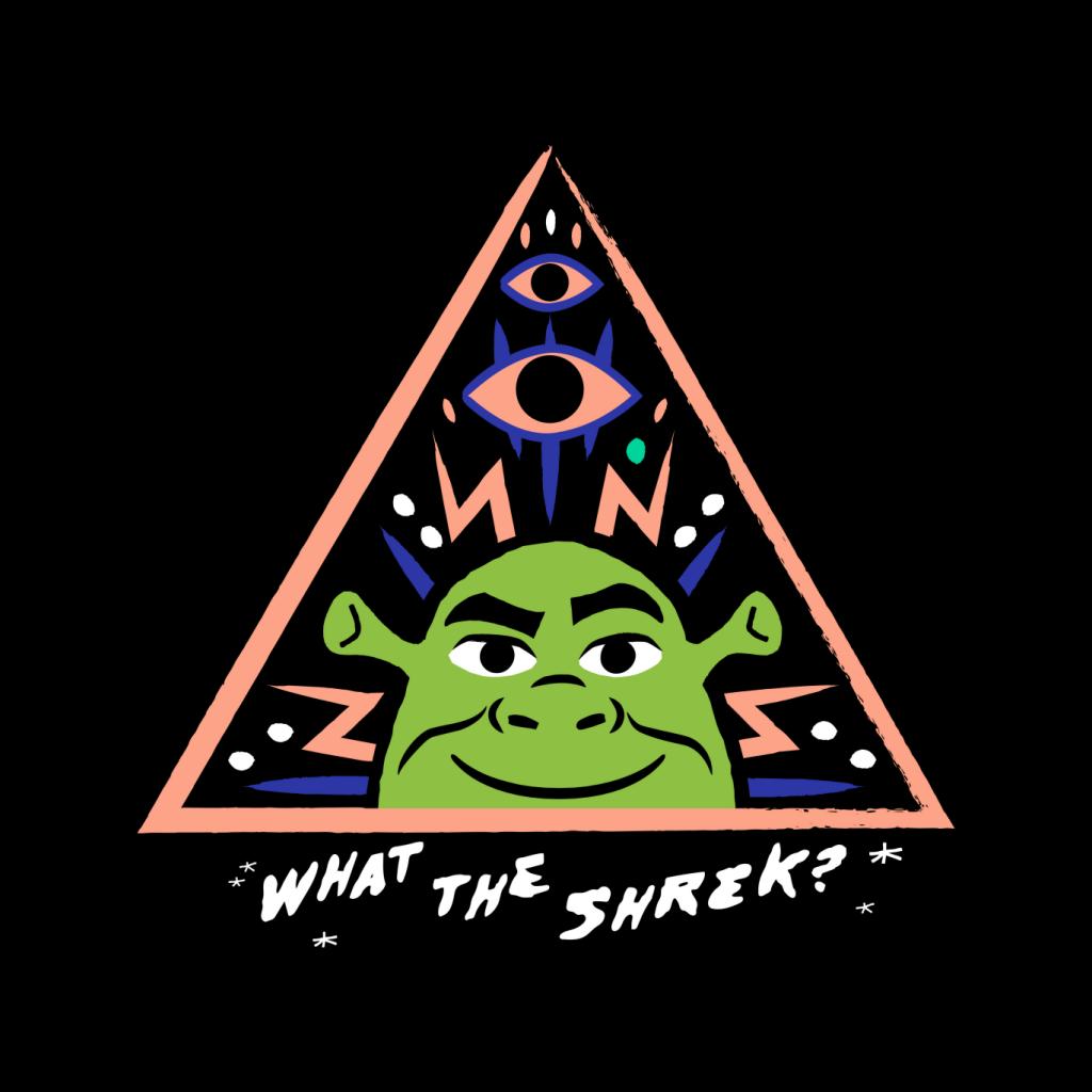 Shrek What The Shrek Triangle Men's T-Shirt-ALL + EVERY