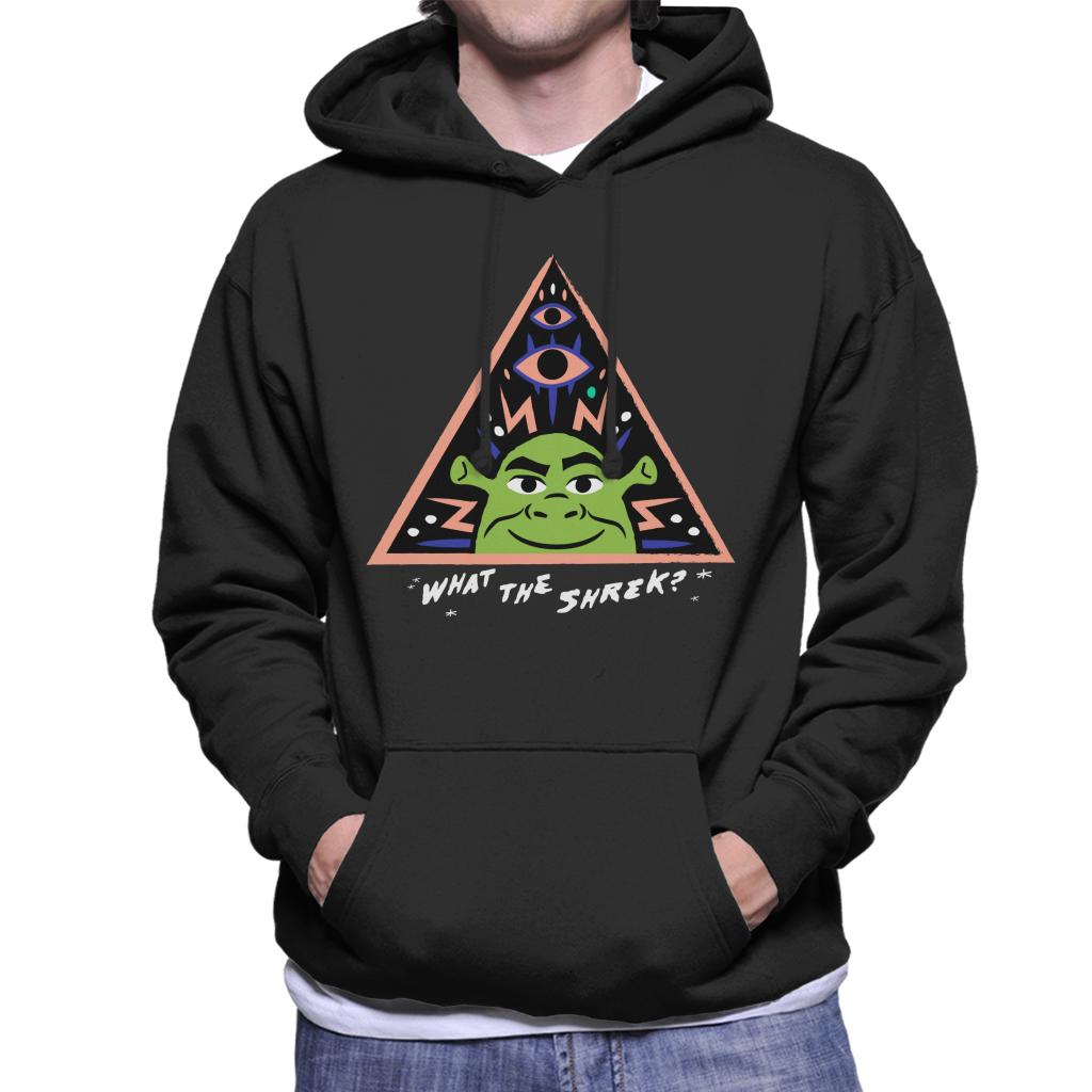 Shrek What The Shrek Triangle Men's Hooded Sweatshirt-ALL + EVERY