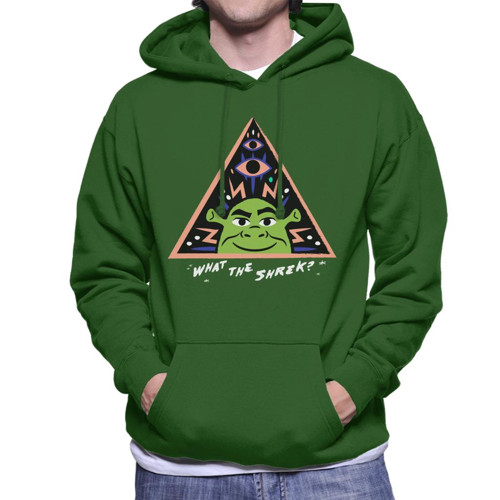 Shrek What The Shrek Triangle Men's Hooded Sweatshirt-ALL + EVERY