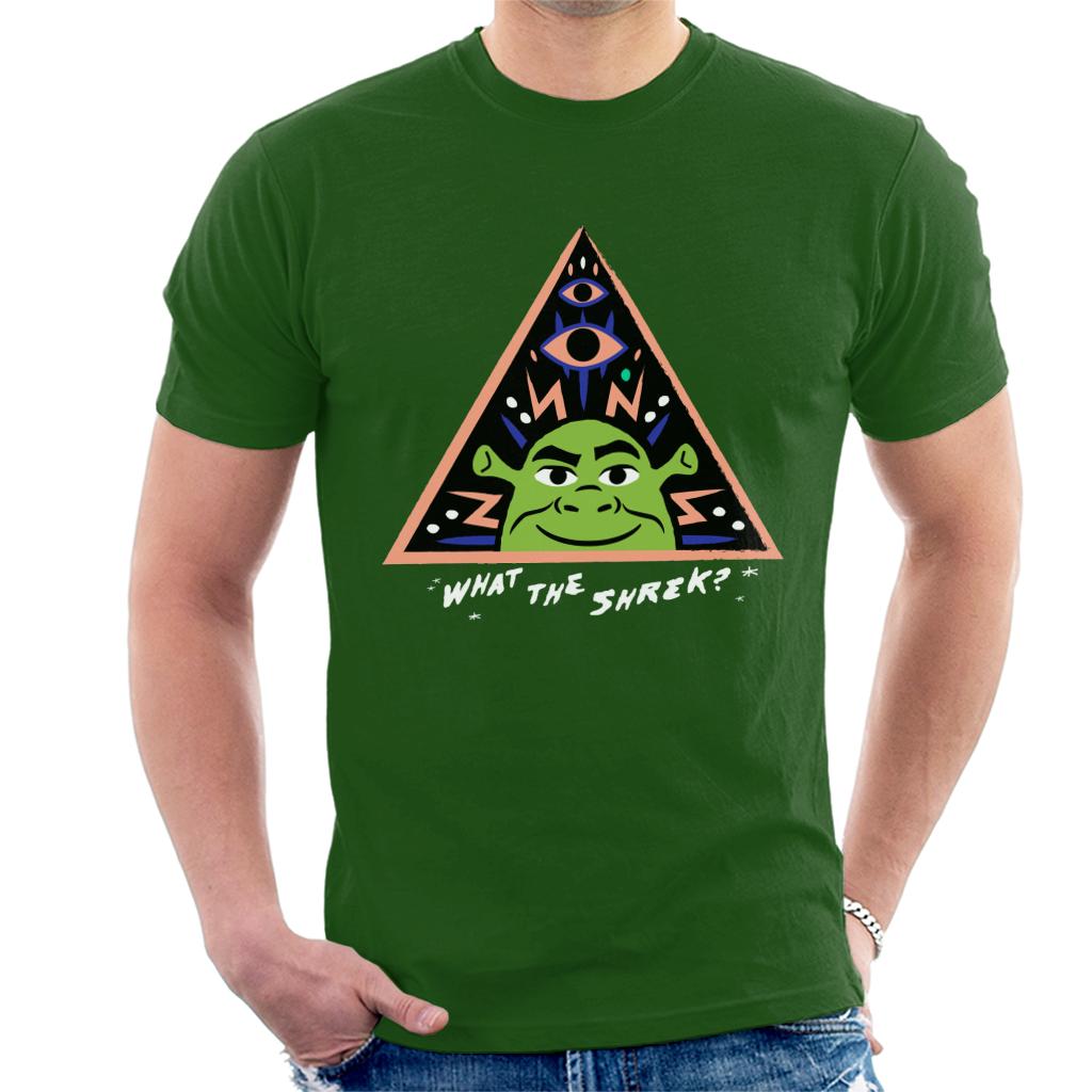 Shrek What The Shrek Triangle Men's T-Shirt-ALL + EVERY