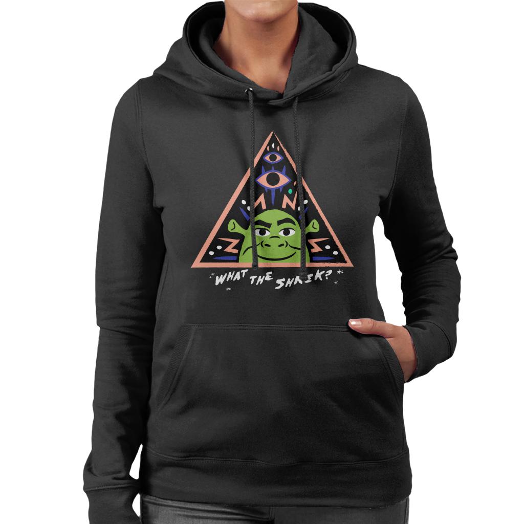 Shrek What The Shrek Triangle Women's Hooded Sweatshirt-ALL + EVERY