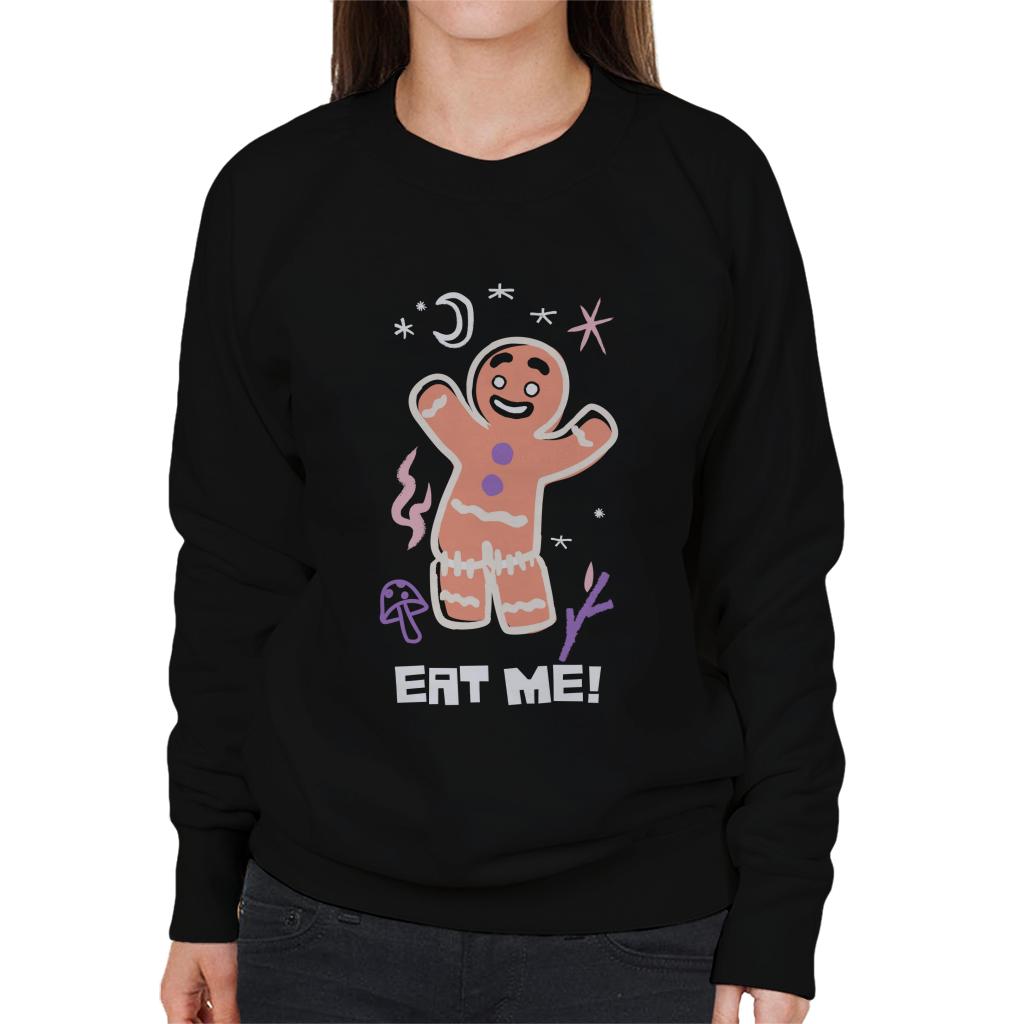 Shrek Gingerbread Man Eat Me Women's Sweatshirt-ALL + EVERY