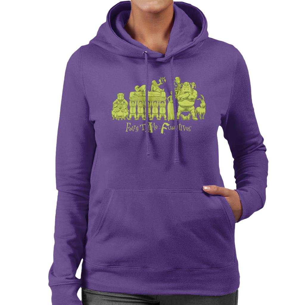 Shrek Fairy Tale Fugitives Women's Hooded Sweatshirt-ALL + EVERY