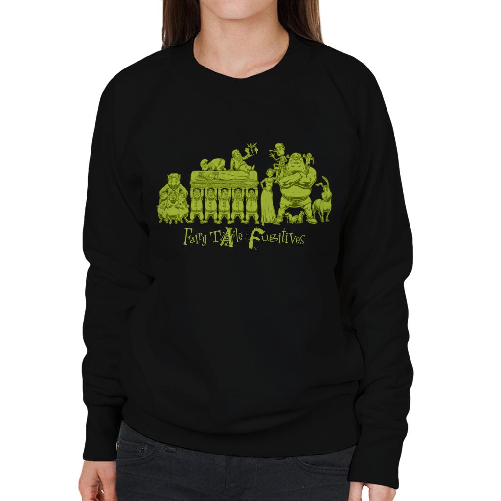 Shrek Fairy Tale Fugitives Women's Sweatshirt-ALL + EVERY