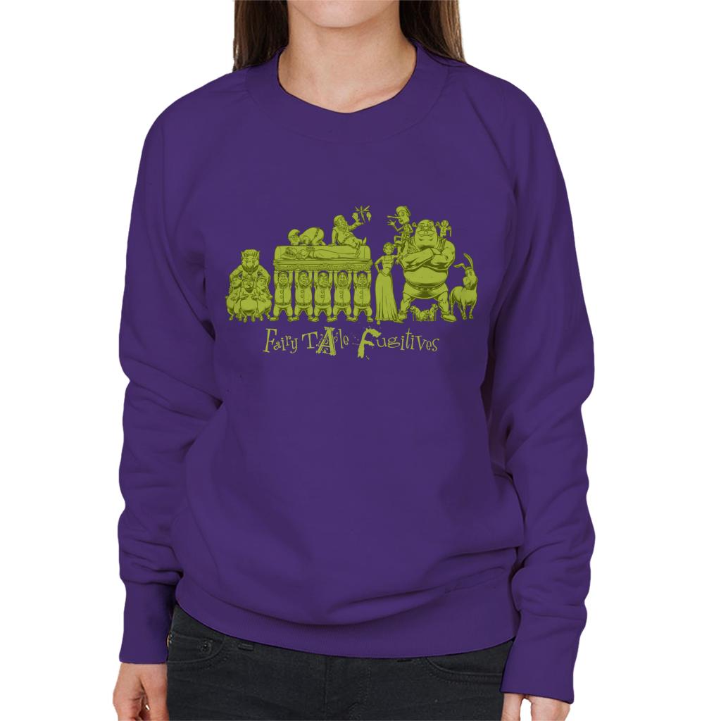 Shrek Fairy Tale Fugitives Women's Sweatshirt-ALL + EVERY