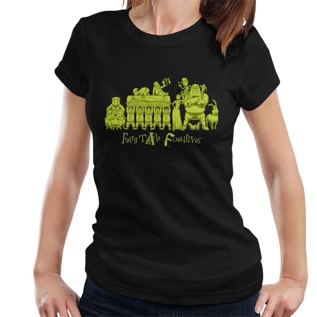 Shrek Fairy Tale Fugitives Women's T-Shirt-ALL + EVERY