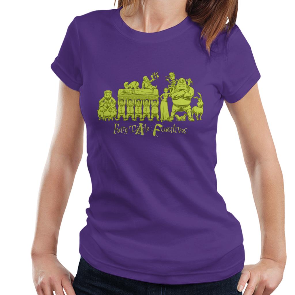 Shrek Fairy Tale Fugitives Women's T-Shirt-ALL + EVERY