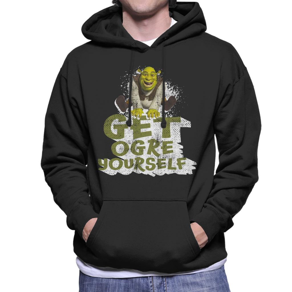 Shrek Get Ogre Yourself Men's Hooded Sweatshirt-ALL + EVERY