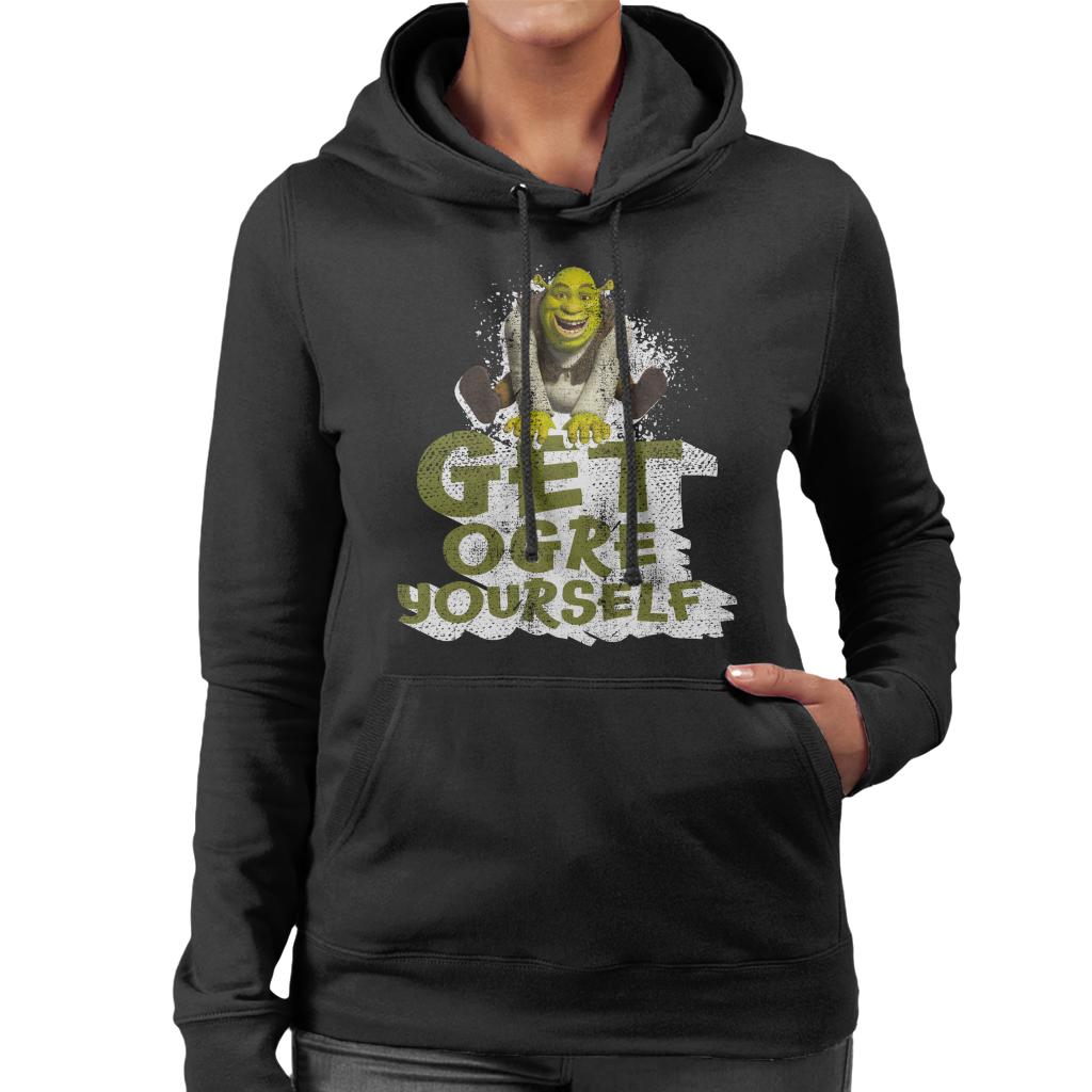 Shrek Get Ogre Yourself Women's Hooded Sweatshirt-ALL + EVERY