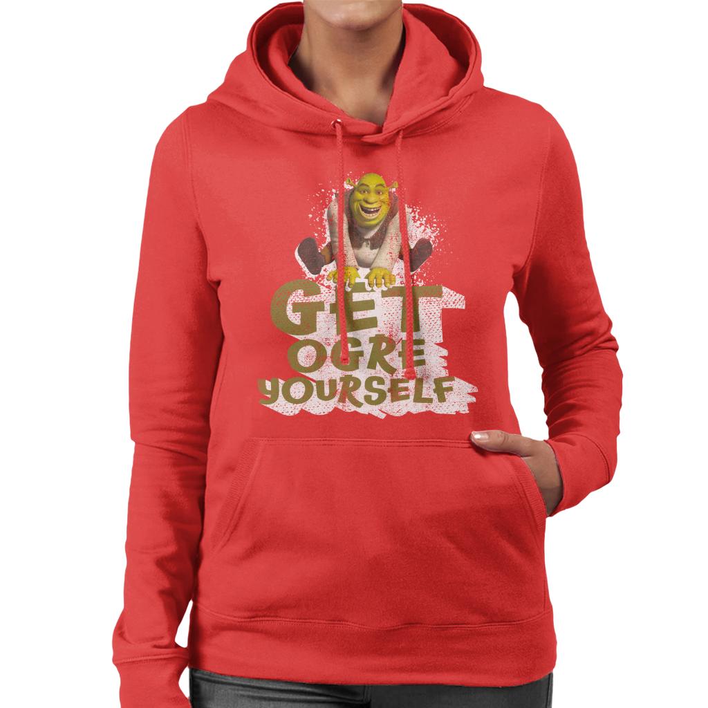 Shrek Get Ogre Yourself Women's Hooded Sweatshirt-ALL + EVERY