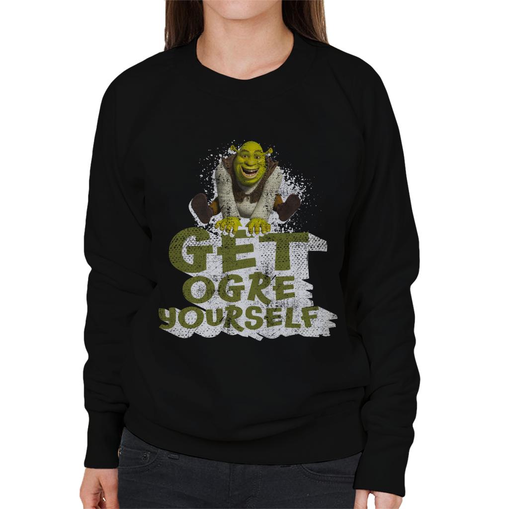 Shrek Get Ogre Yourself Women's Sweatshirt-ALL + EVERY