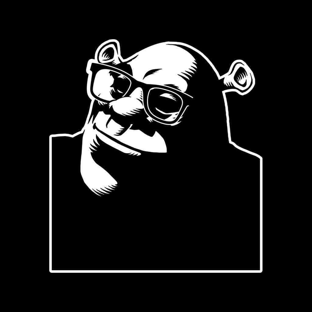 Shrek Wearing Glasses Silhouette Men's T-Shirt-ALL + EVERY