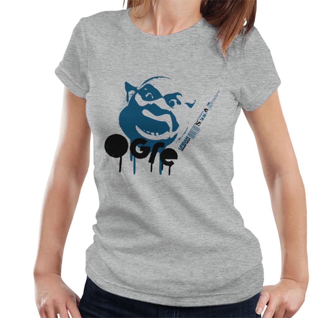 Shrek Blue Ogre Silhouette Women's T-Shirt-ALL + EVERY