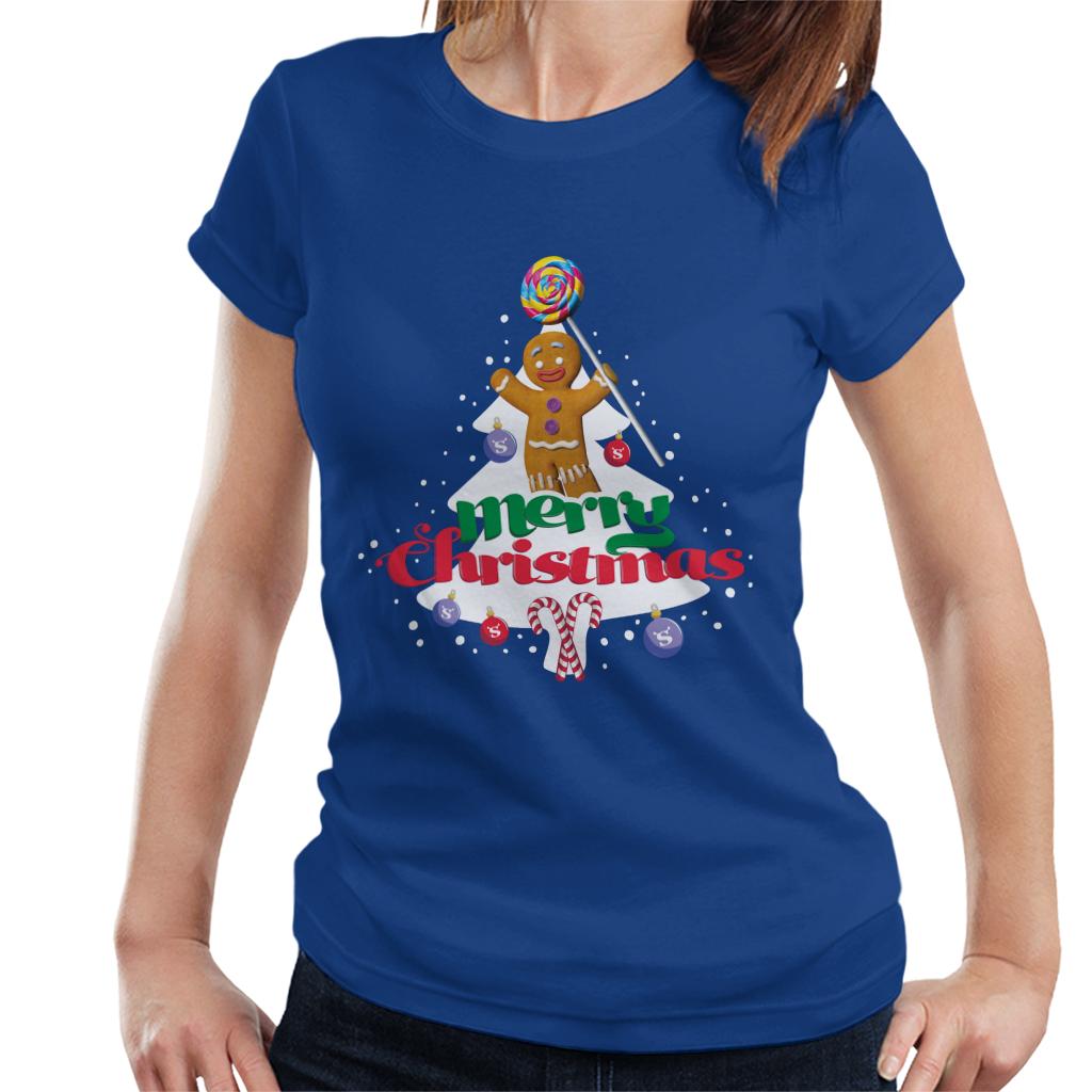 Shrek Christmas Gingerbread Man Merry Xmas Women's T-Shirt-ALL + EVERY