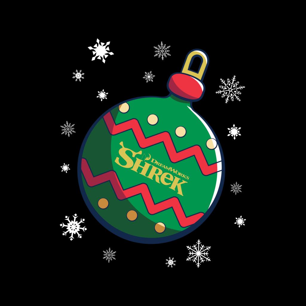 Shrek Christmas Festive Bauble Winter Snowflakes Men's Sweatshirt-ALL + EVERY