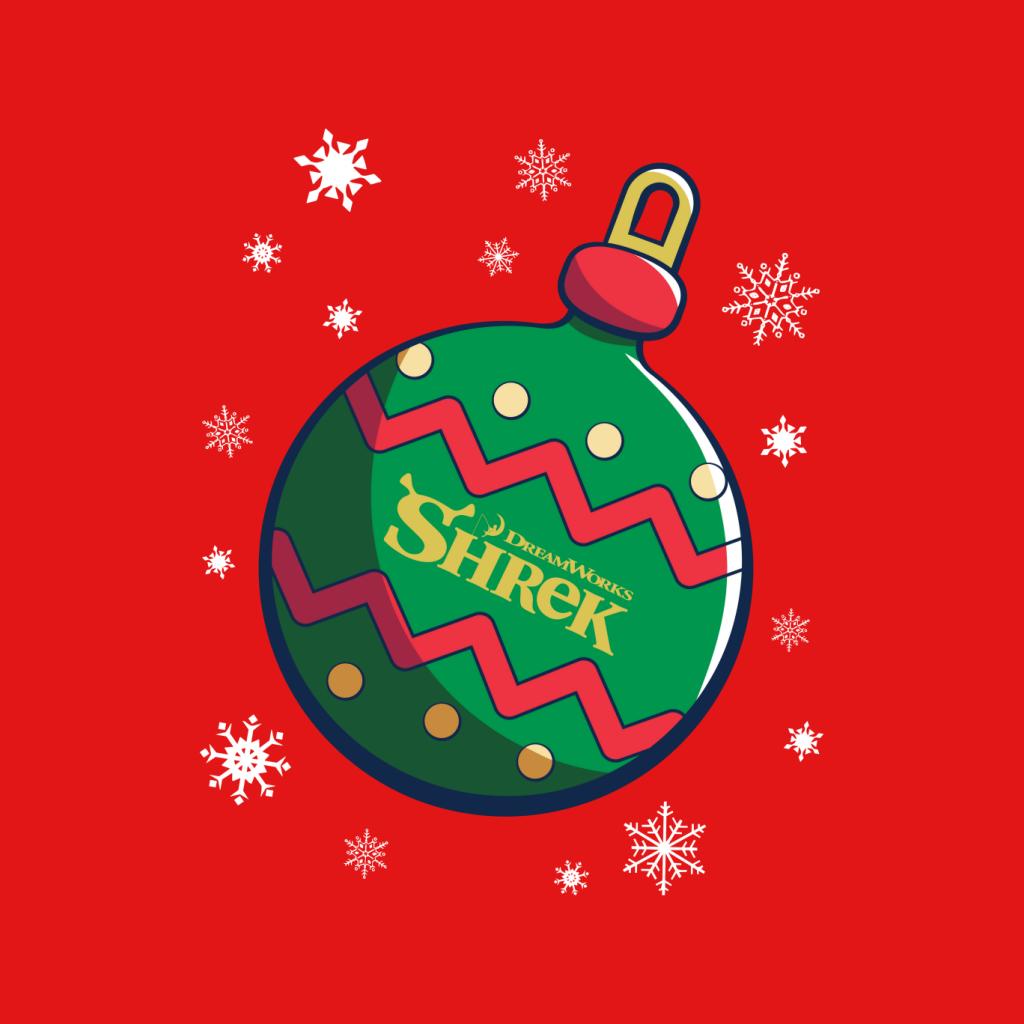 Shrek Christmas Festive Bauble Winter Snowflakes Men's Sweatshirt-ALL + EVERY