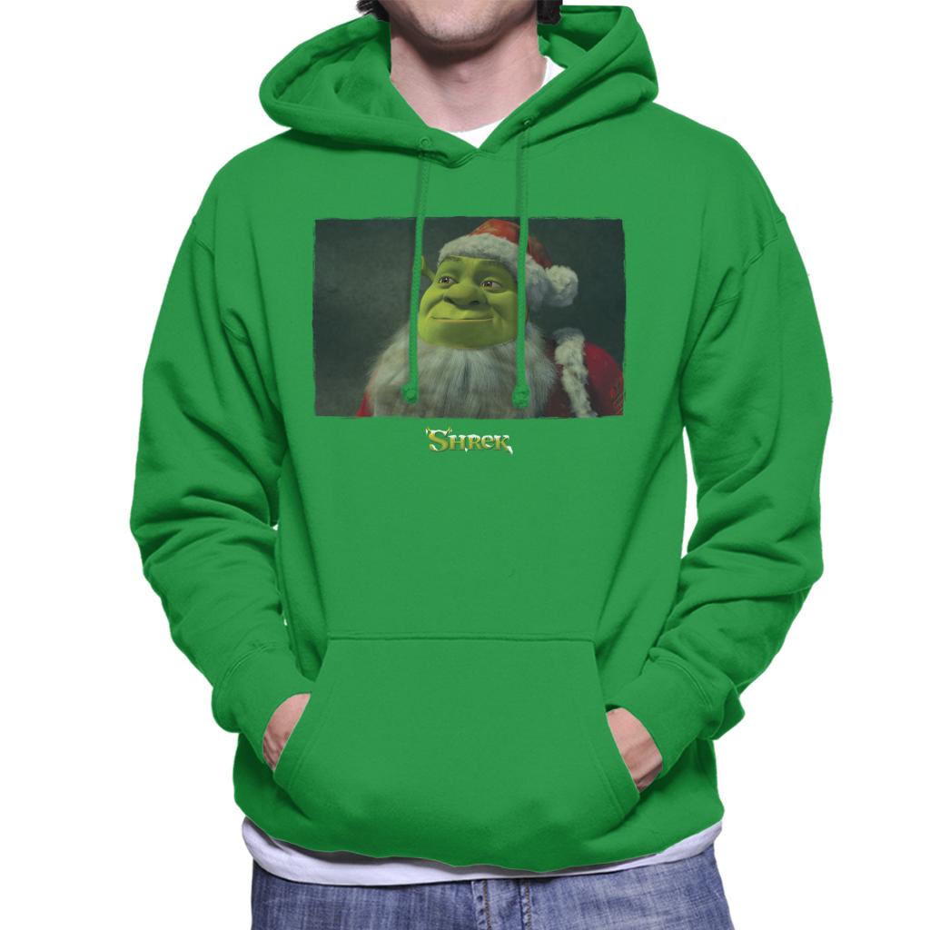 Shrek Christmas Father Christmas Men's Hooded Sweatshirt-ALL + EVERY