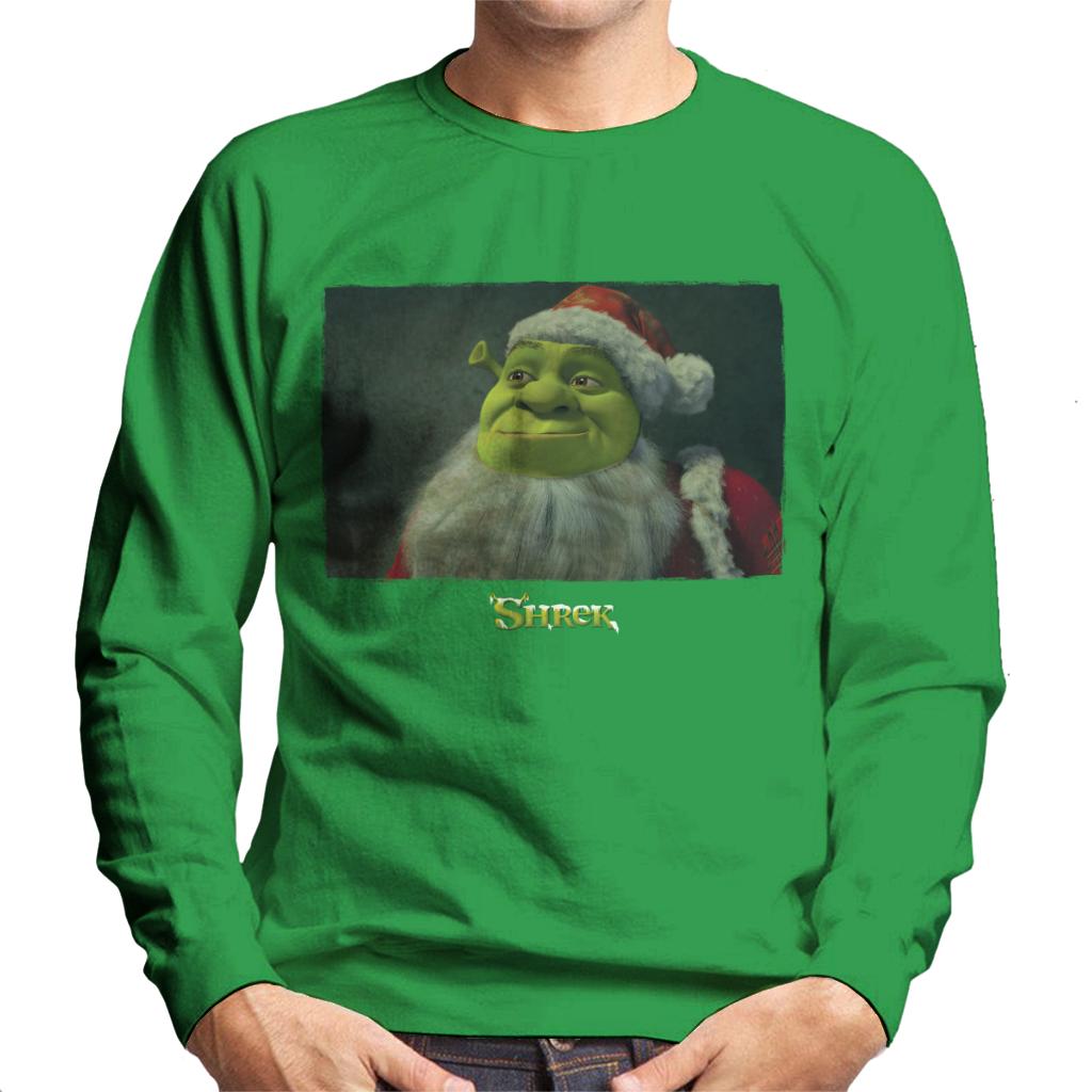 Shrek Christmas Father Christmas Men's Sweatshirt-ALL + EVERY