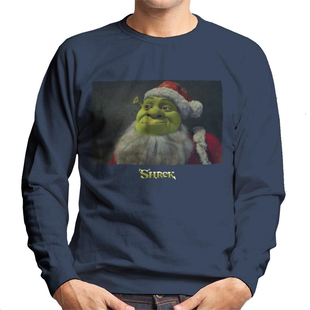 Shrek Christmas Father Christmas Men's Sweatshirt-ALL + EVERY