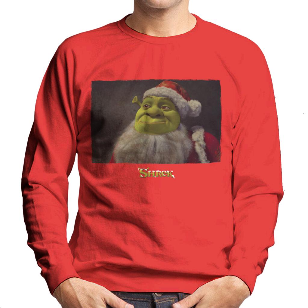 Shrek Christmas Father Christmas Men's Sweatshirt-ALL + EVERY