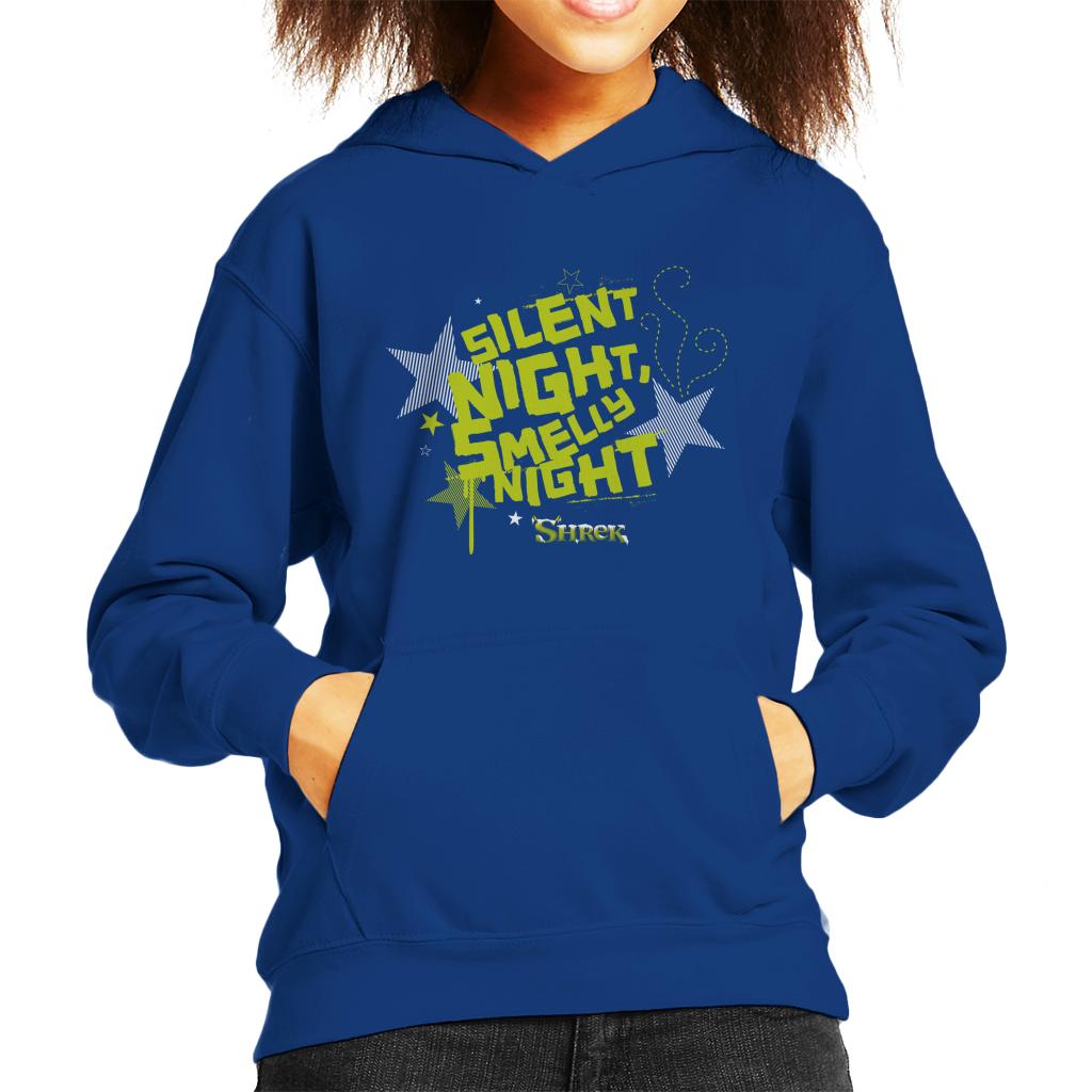 Shrek Christmas Silent Night Smelly Night Kid's Hooded Sweatshirt-ALL + EVERY