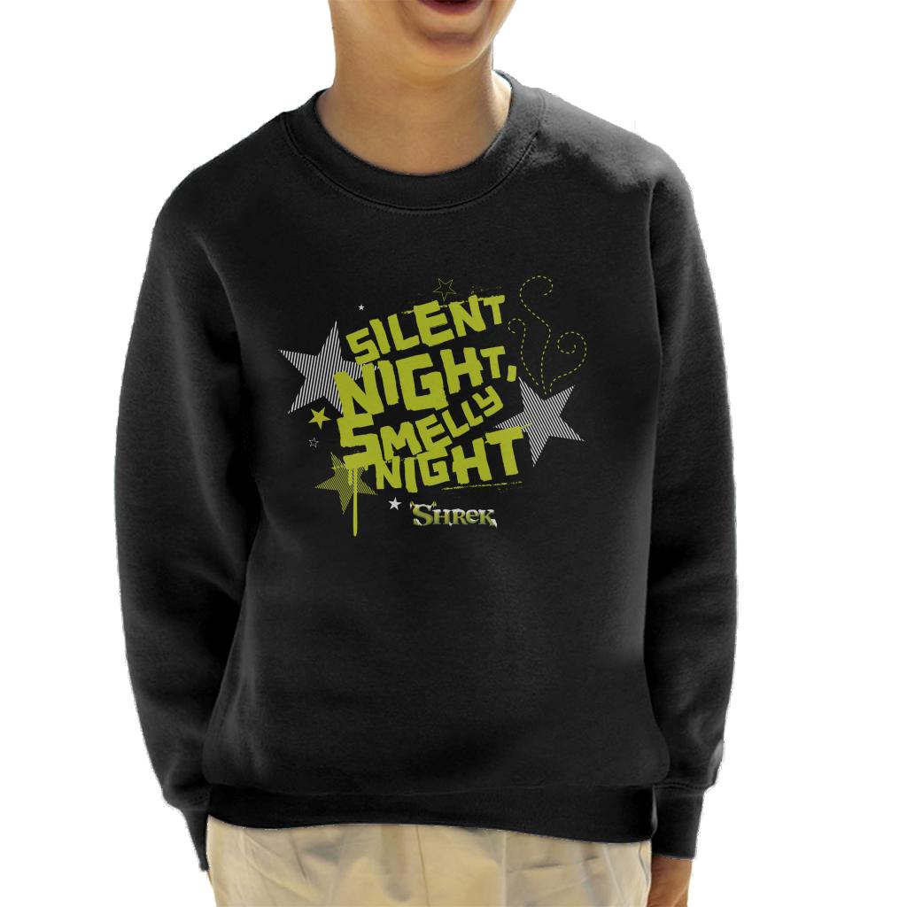 Shrek Christmas Silent Night Smelly Night Kid's Sweatshirt-ALL + EVERY