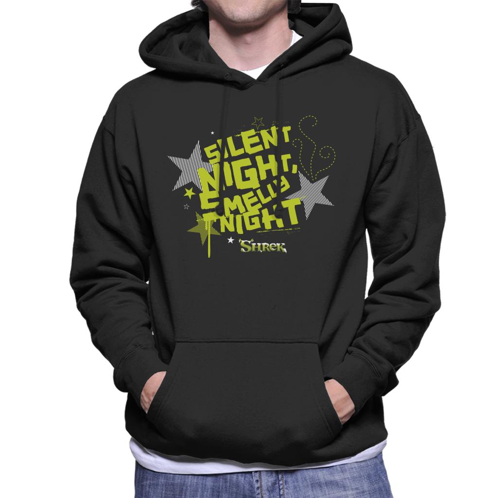 Shrek Christmas Silent Night Smelly Night Men's Hooded Sweatshirt-ALL + EVERY