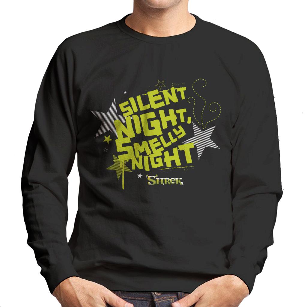 Shrek Christmas Silent Night Smelly Night Men's Sweatshirt-ALL + EVERY