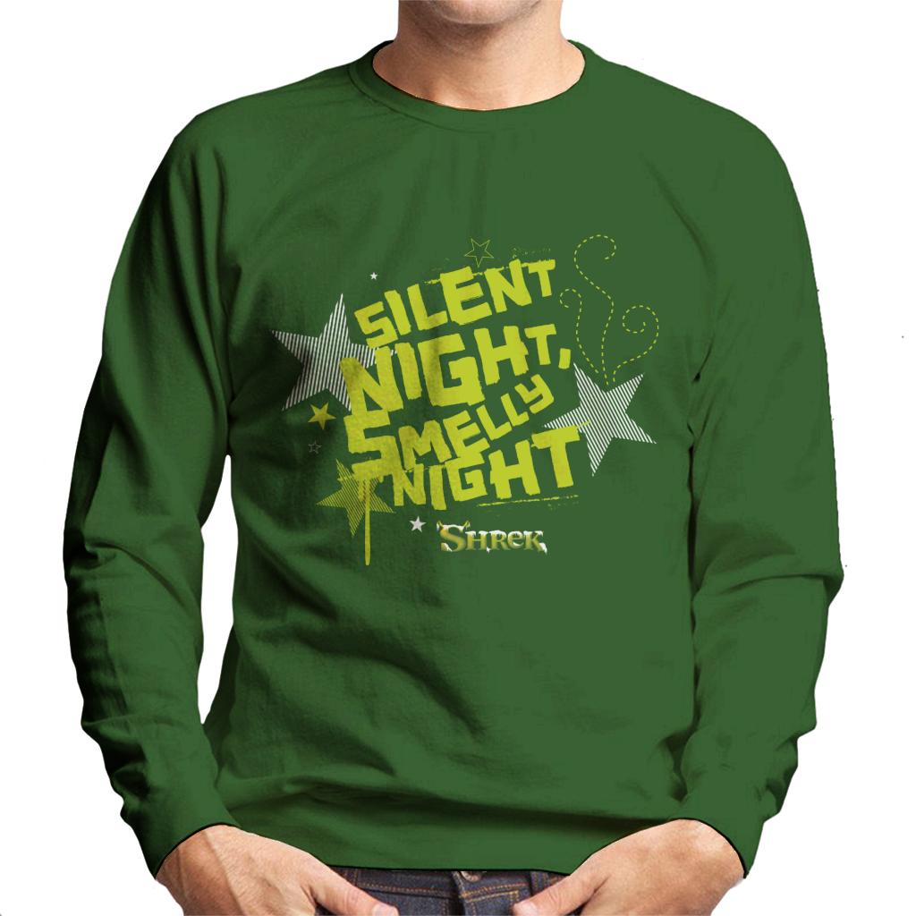 Shrek Christmas Silent Night Smelly Night Men's Sweatshirt-ALL + EVERY