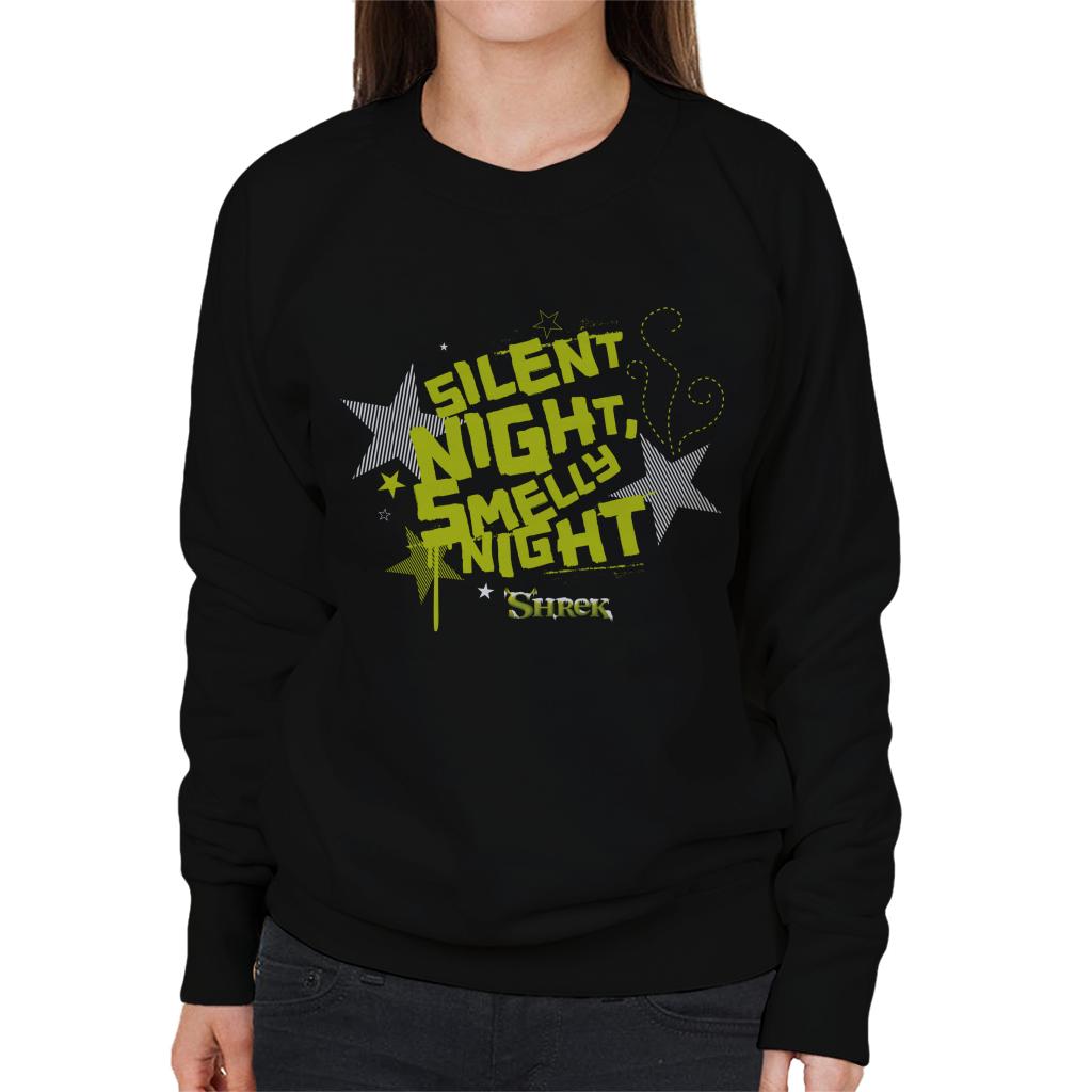 Shrek Christmas Silent Night Smelly Night Women's Sweatshirt-ALL + EVERY