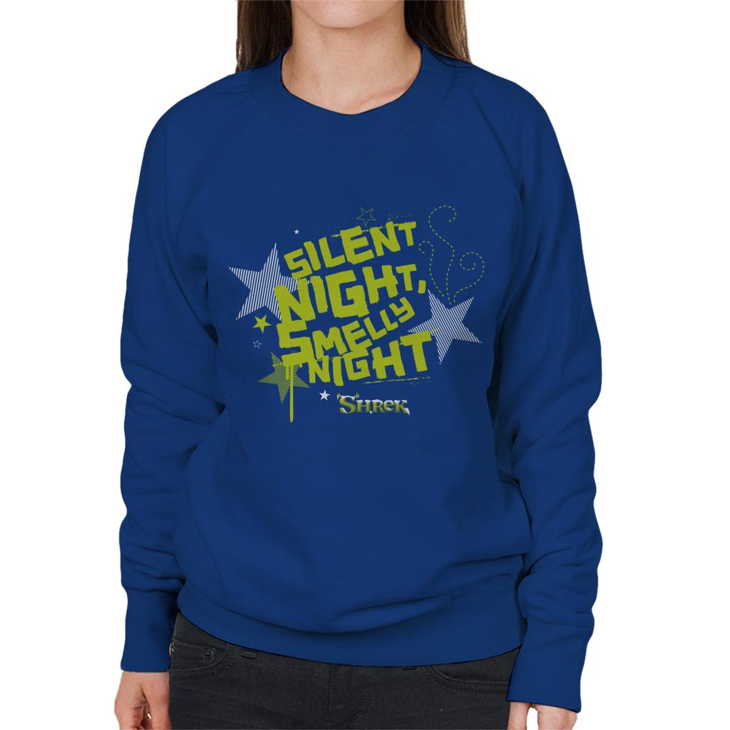 Shrek Christmas Silent Night Smelly Night Women's Sweatshirt-ALL + EVERY